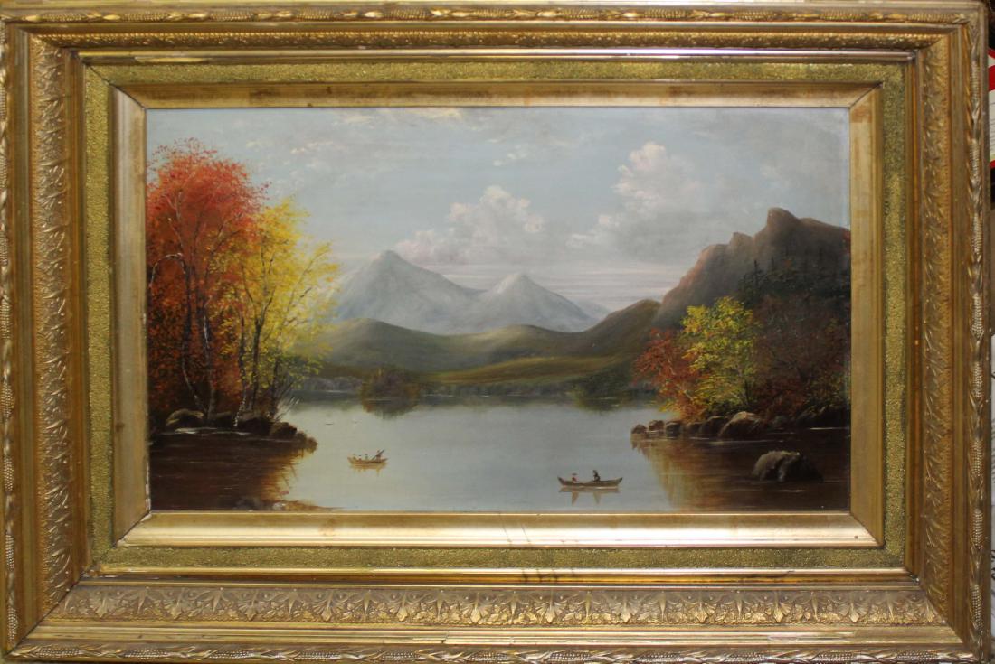 19th c Hudson River school landscape (1 of 3)