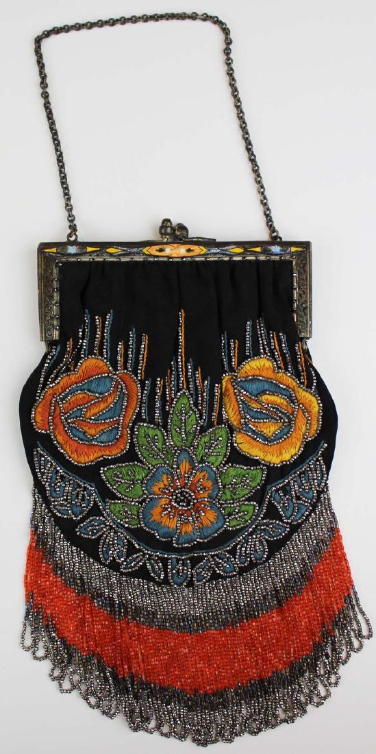 vintage Art Deco era beaded purse (1 of 8)