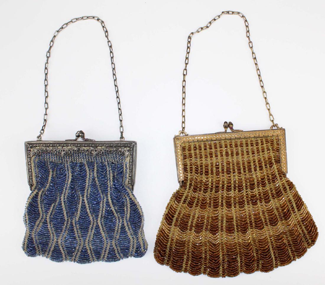two vintage Art Deco era beaded purses (1 of 7)