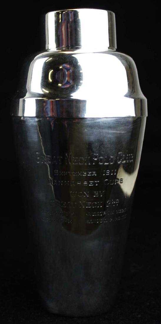 Gorham sterling  polo trophy cocktail shaker (1 of 3)