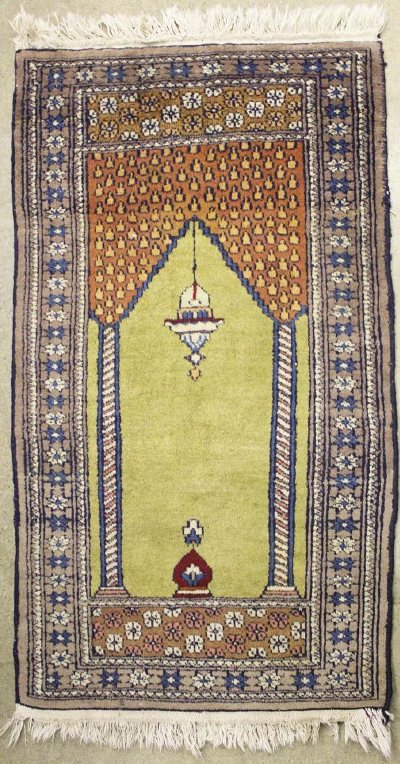 mid 20th c Persian prayer rug (1 of 7)