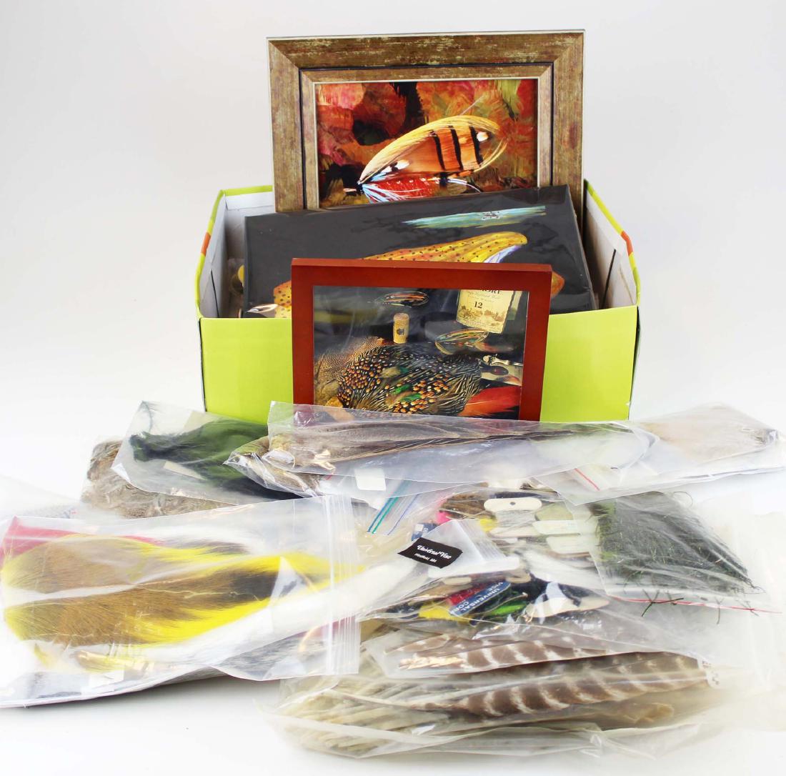 trout painting, photos, fly tying materials: Michael Meyer trout painting, trout fishing photos, new fly tying materials