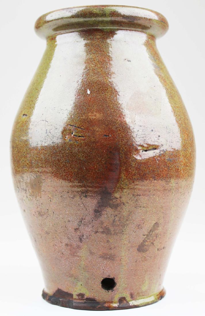 E. Middlebury or Hinesburg, VT redware crock (1 of 9)