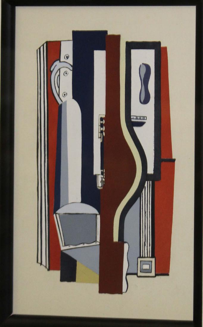 By Fernand Leger (FR 1881-1955) L'Accordion (1 of 2)
