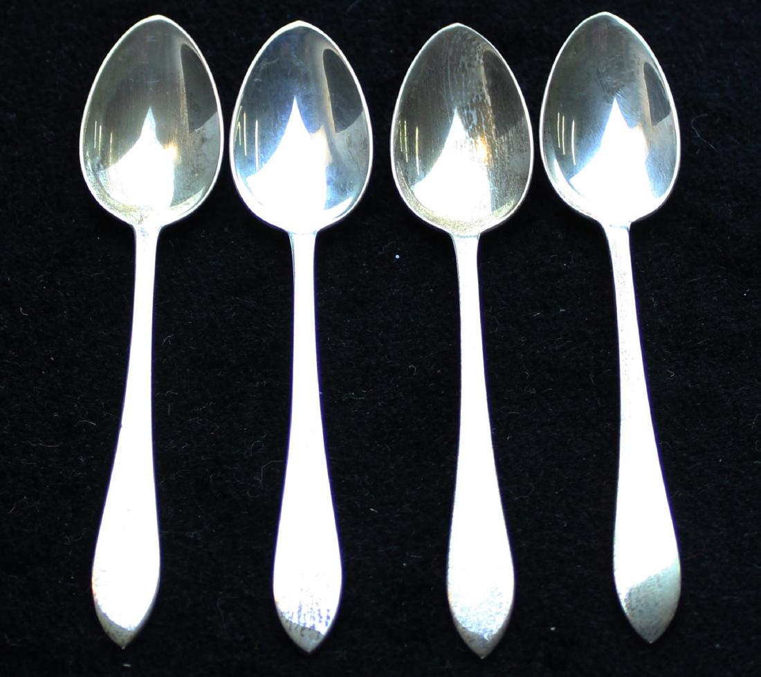 4 Tiffany & Co. sterling demitasse spoons (1 of 4)