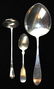 3 pcs. Sterling serving flatware incl. Tiffany