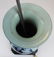 early 20th c Chinese blue & celadon vase/ lamp - 9