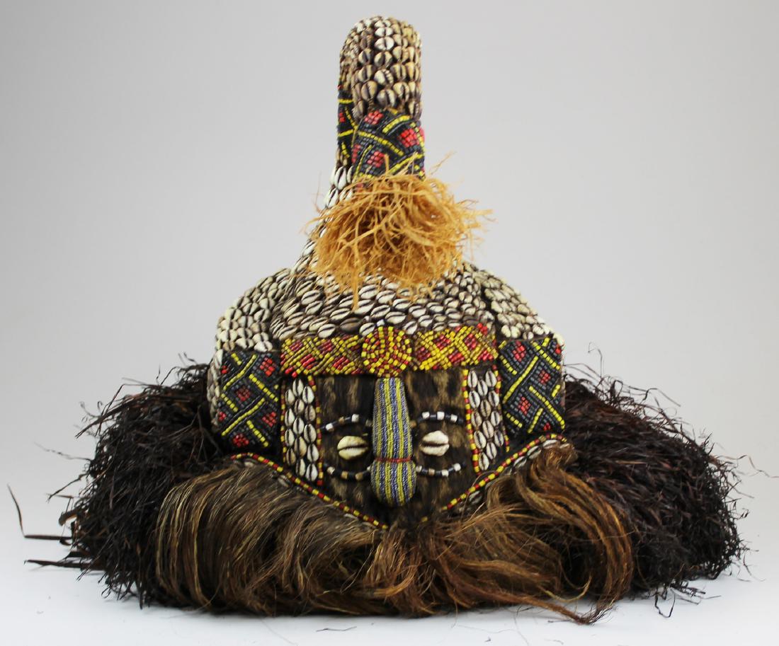 mid 20th c African Kuba "mukenga" mask (1 of 7)