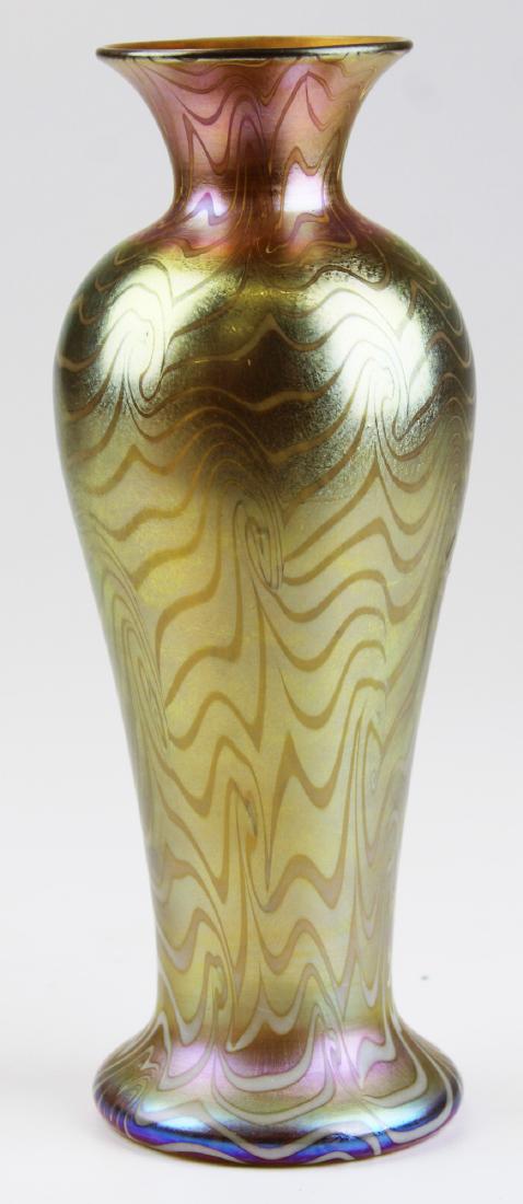 Durand King Tut iridescent art glass vase (1 of 12)
