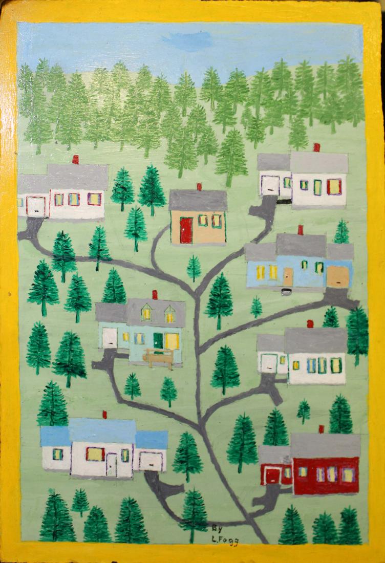 L Fogg (VT) Houses on the Hillback of Hartford (1 of 2)