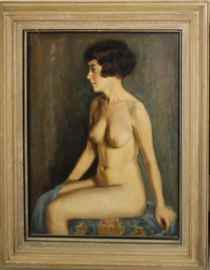 Donald R Hill (CA 1937-) Meditation (1 of 3)