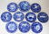 10 pcs. Blue transferware incl. Staffordshire - 2
