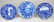 10 pcs. Blue transferware incl. Staffordshire - 8