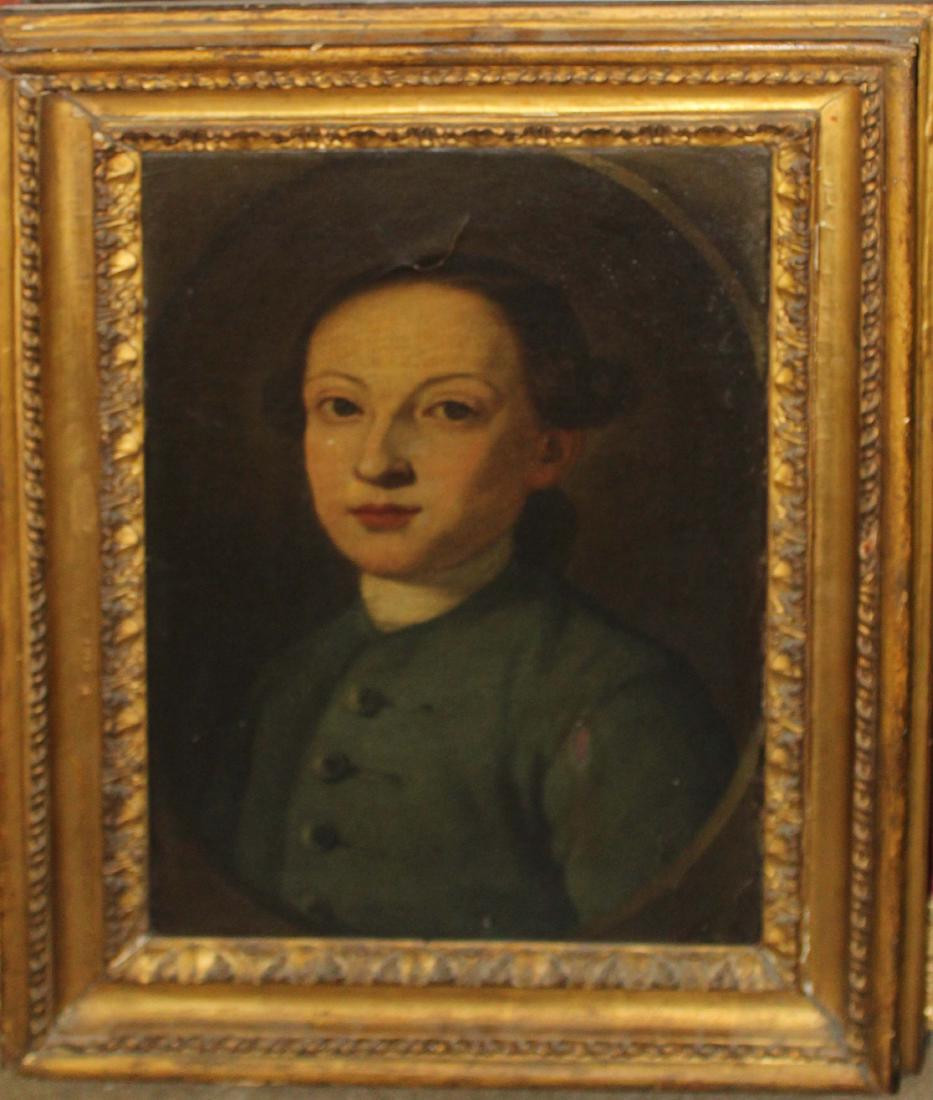 18th c Dutch school portrait of a boy (1 of 4)
