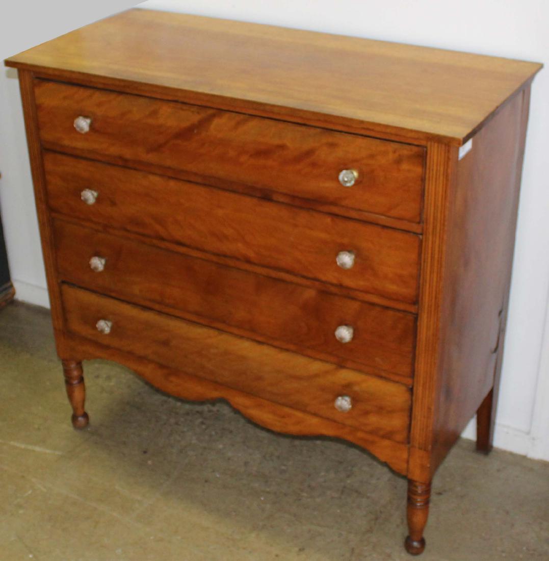 Country Sheraton 4 drawer chest (1 of 1)