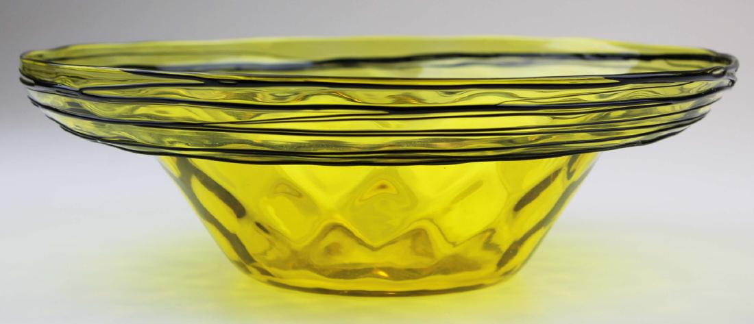 Steuben Carder era Bristol Yellow threaded bowl (1 of 11)