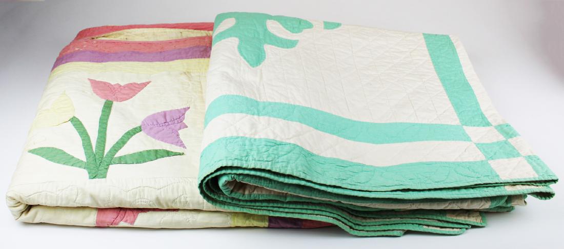 two early 20th c pieced quilts (1 of 12)