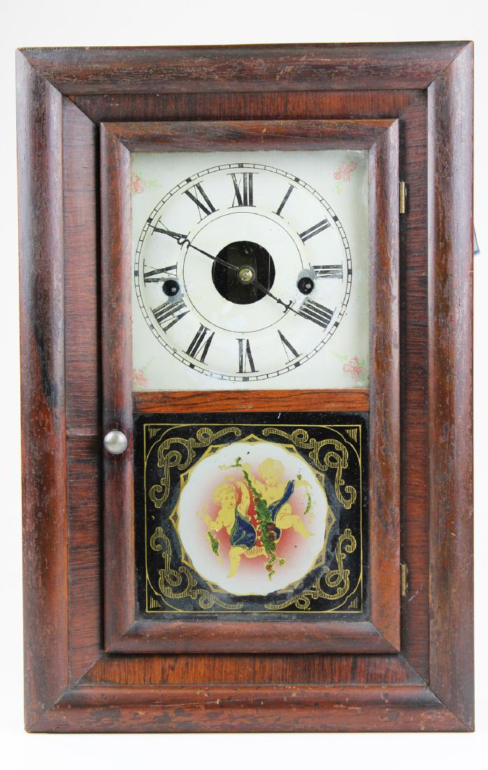 mid 19th c Seth Thomas, CT OG shelf clock (1 of 7)