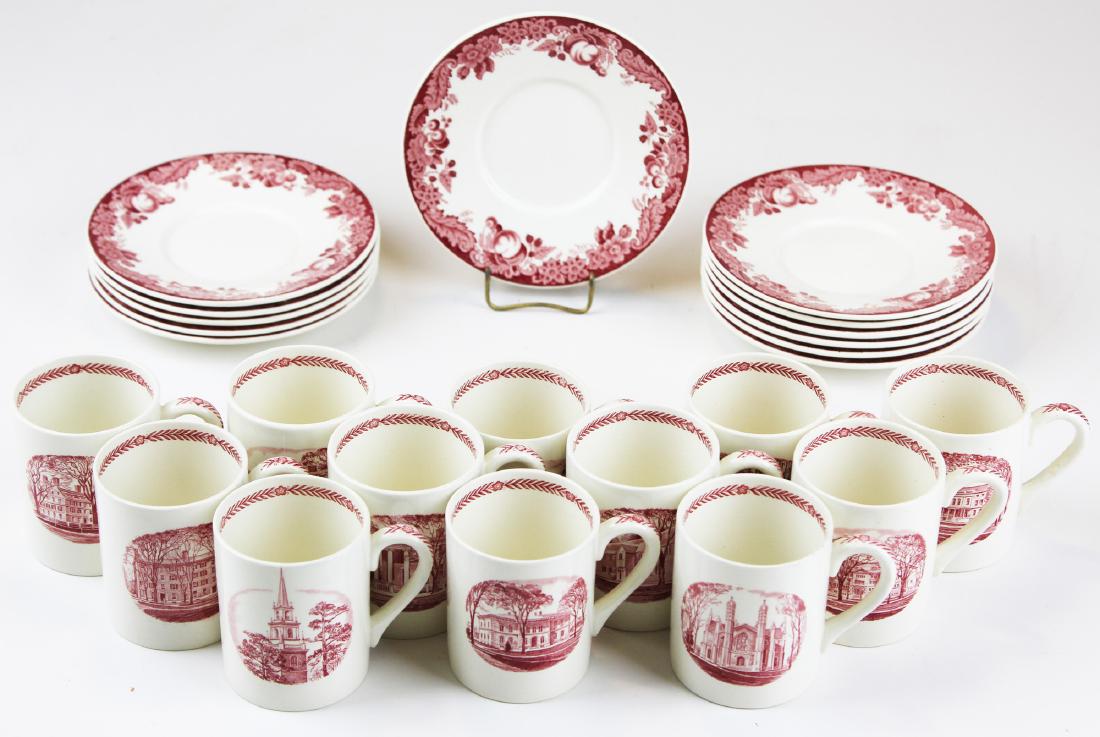 set of 12 Wedgwood Harvard demitasse cups (1 of 7)