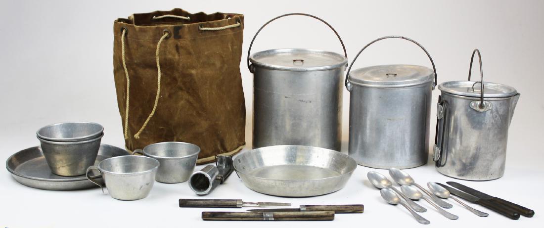 mid 20th c Abercrombie & Fitch camp cook set (1 of 10)