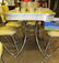 Vintage chrome Formica topped dining table set - 3