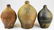 three early 19th c stoneware ovoid jugs