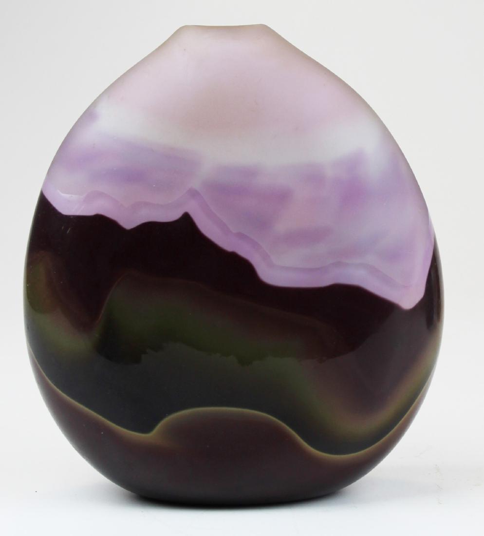 Jim & Connie Grant studio art glass vase (1 of 7)