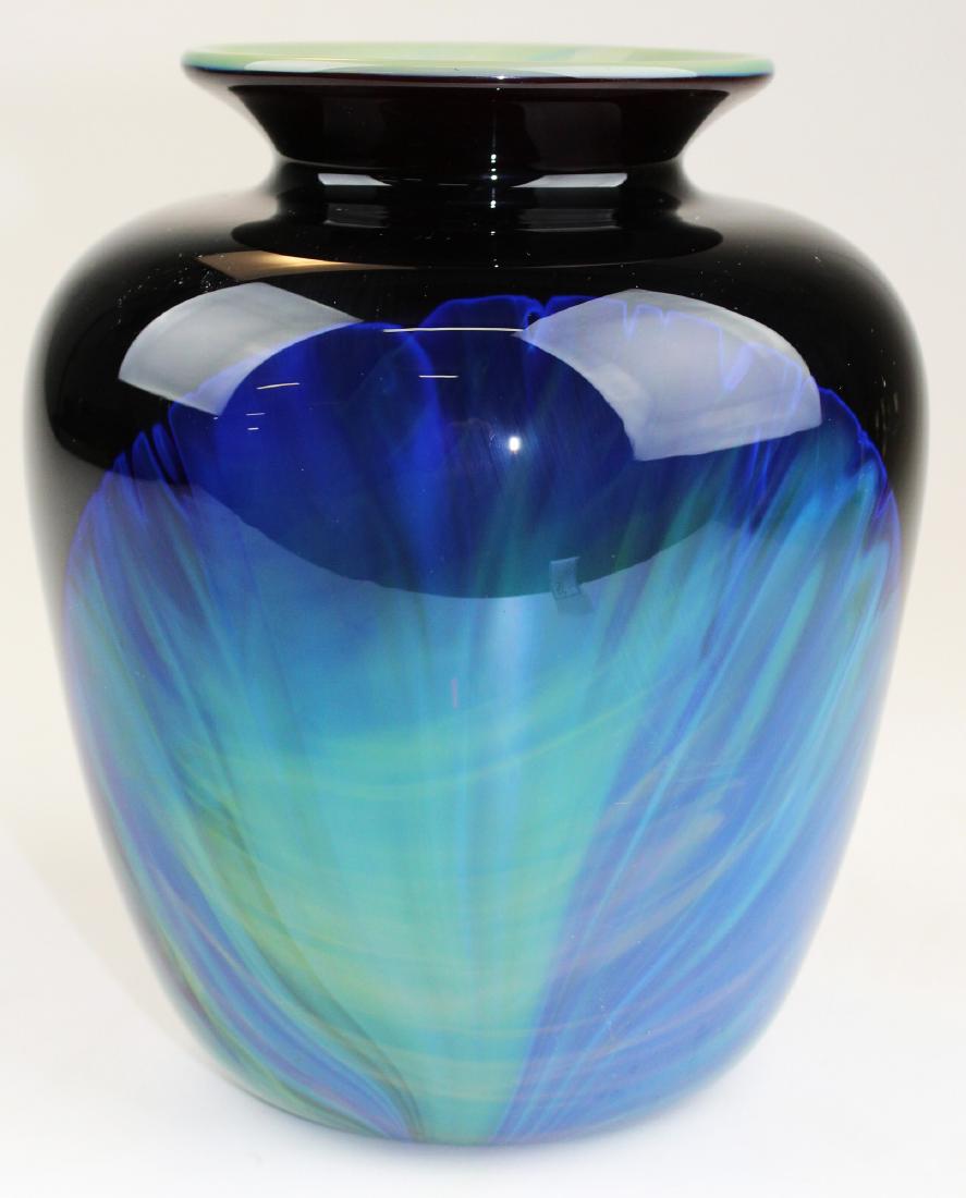 William Worcester art glass studio vase (1 of 9)