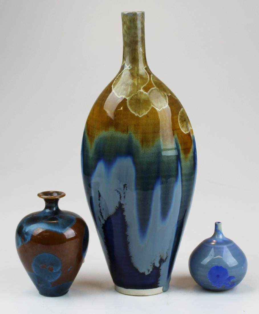 3 pieces Simon Rich studio pottery (1 of 10)