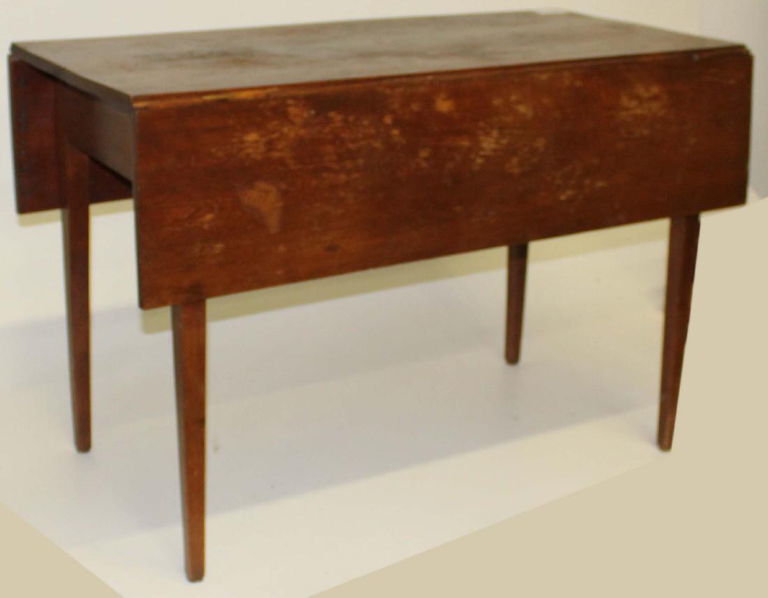 19th c Hepplewhite walnut table (1 of 1)