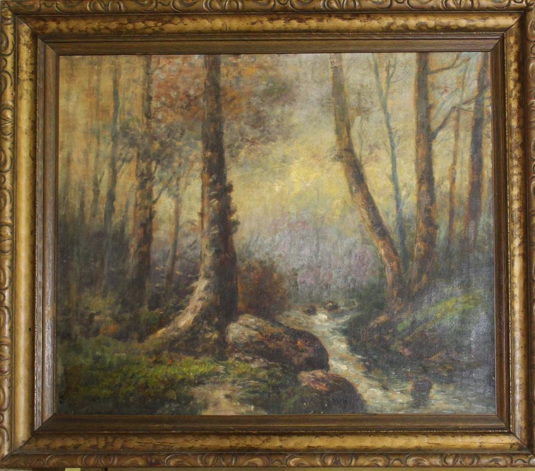 Marcus Gottsdanker (20thc) Forest landscape (1 of 3)