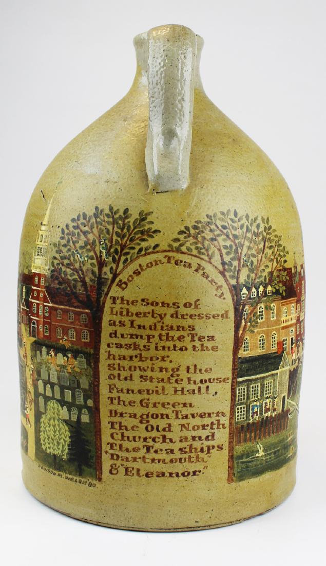 Davison M Welch folk art painted jug (1 of 15)