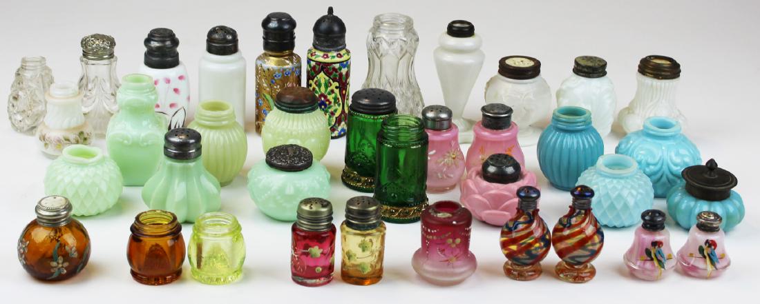 collection of Victorian salt and pepper shakers (1 of 10)