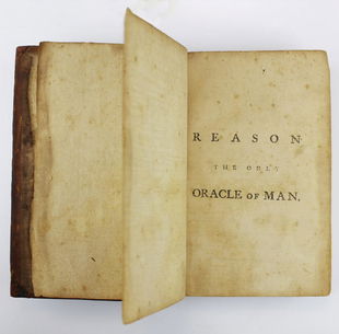 Ethan Allen Prices 1 281 Auction Price Results 1784 Ethan Allen Reason The Only Oracle Of