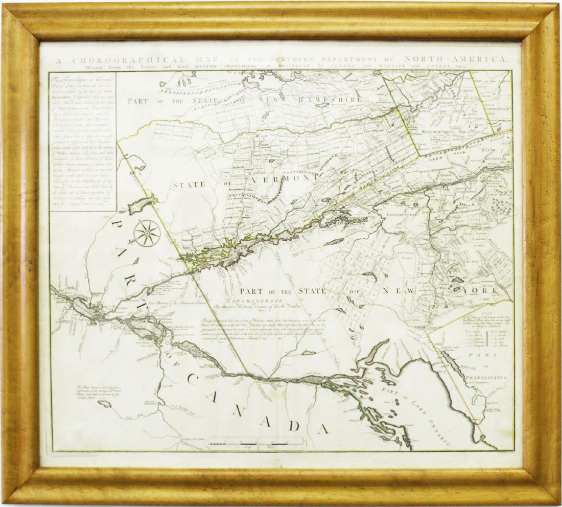Ca 1780 map Northern North America