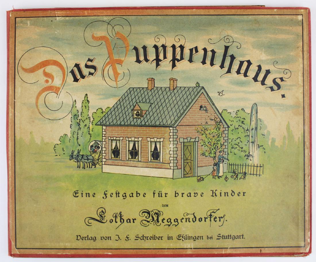 Das Puppenhaus German Litho folding doll house (1 of 8)