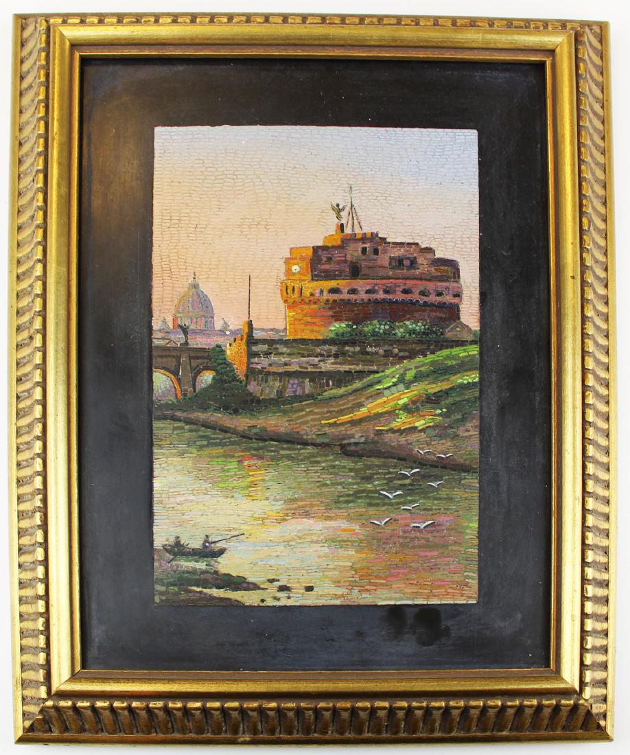 Italian mosaic picture of Castel Sant'Angelo (1 of 5)