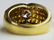 Diamond & yellow sapphire gold men's ring. - 3