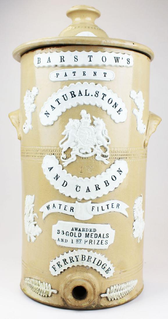 English stoneware pottery water filter (1 of 5)