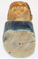 early 20th c folk art wooden bust of boy - 6