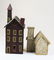 early 20th c folk art church and house - 4