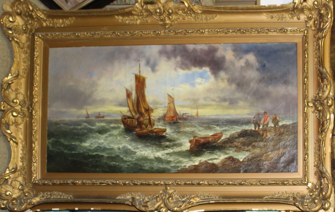 19th c European school seascape (1 of 3)