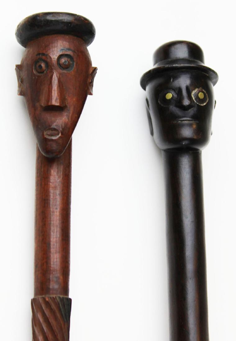 2 Folk Art & Tribal canes (1 of 5)