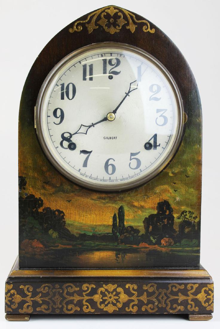 ca 1920 Gilbert beehive shelf clock (1 of 8)