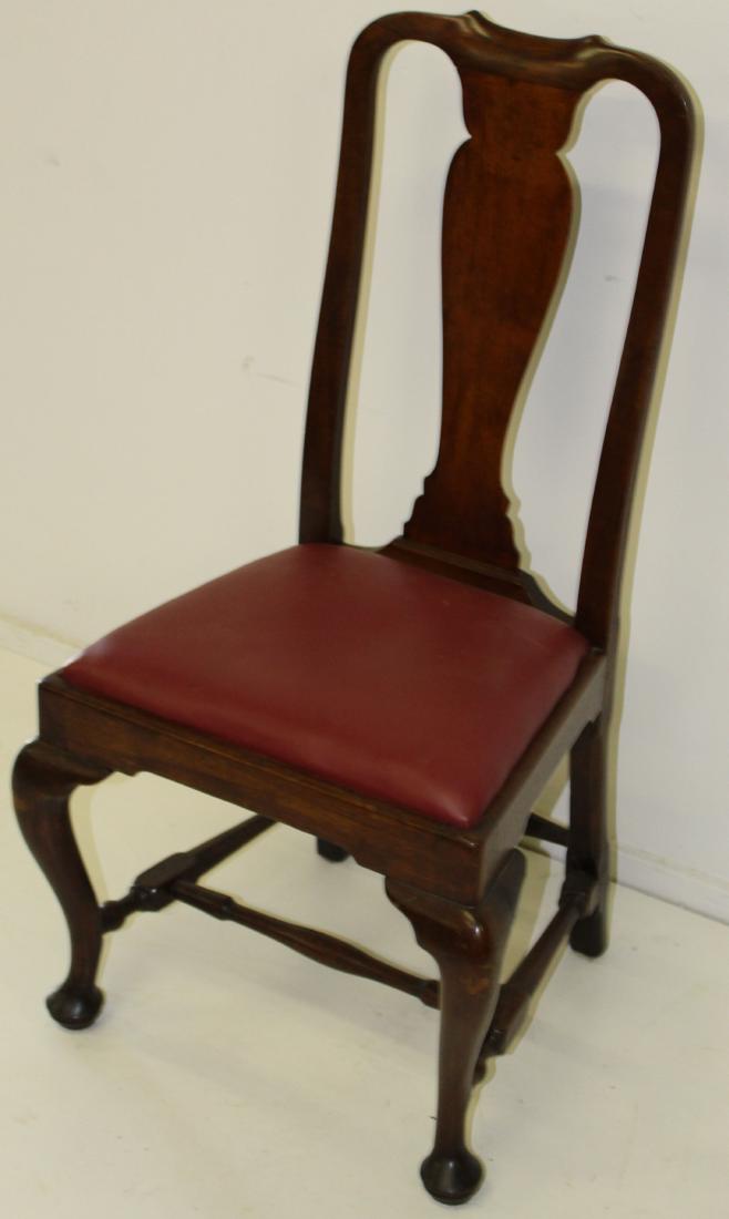 18th c Queen Anne spoon back chair (1 of 1)