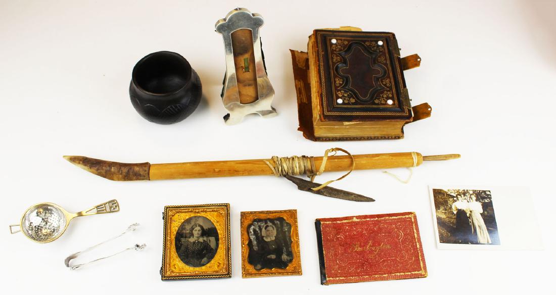 CDV album, sterling, Burlington VT souvenir (1 of 17)