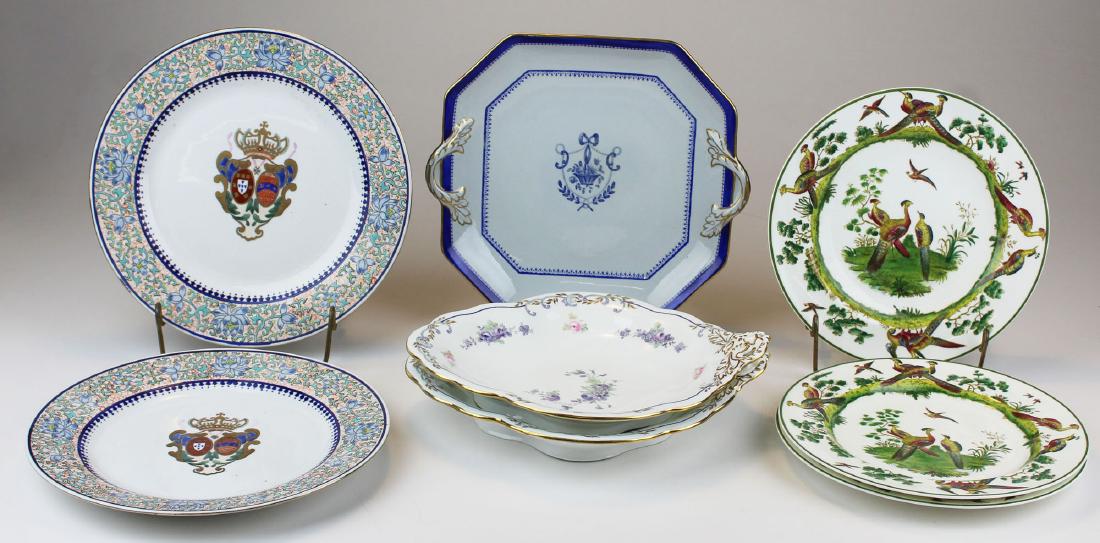 Fine porcelain plates including Royal Crown Derby (1 of 15)