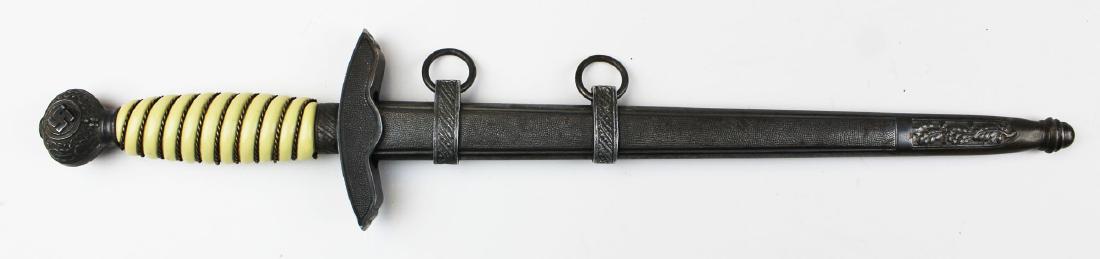 German WWII Era 2nd Model Luftwaffe Dagger: German AWS Alcosa - 2nd model Luftwaffe Dagger -Blade 10" overall 15"