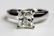 1.4 ct Platinum and diamond engagement ring