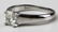 1 ct platinum and diamond engagement ring - 2